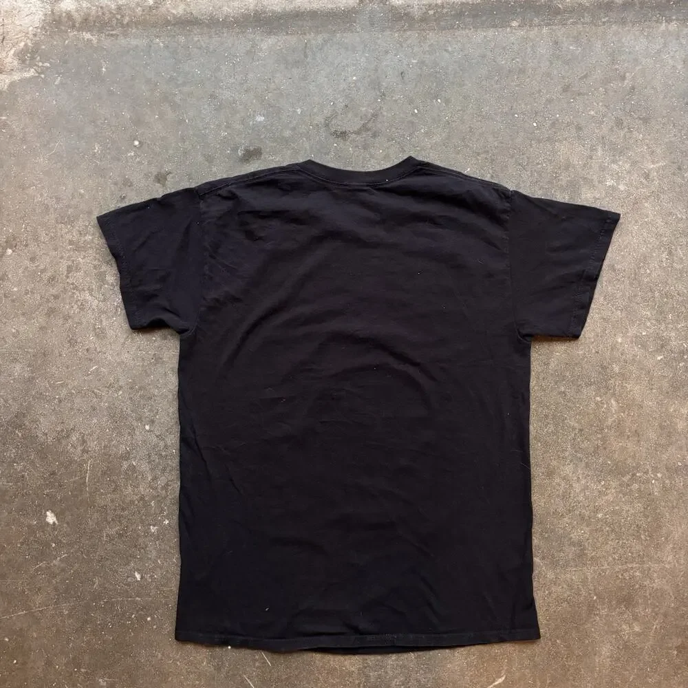 Nirvana Smiley T Shirt Black Pink Yellow Urban Outfitters Size Medium Unisex - Picture 5 of 5